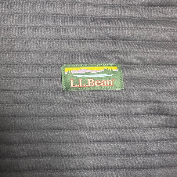 NWOT Men’s Large Reg LL Bean Airlight Sleeveless Vest Full Zip Navy Blue - Picture 3 of 8